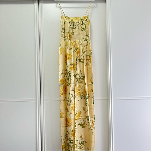 Reformation Frankie Silk Dress - Honeyglow - Picture 5 of 7